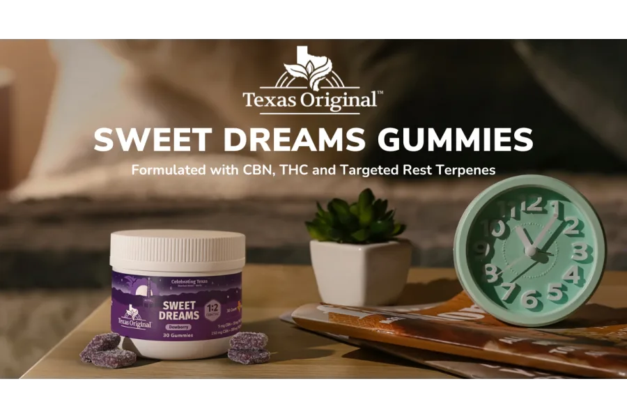 Texas Original Introduces State’s First Fast-Acting Sweet Dreams CBN Sleep Gummy